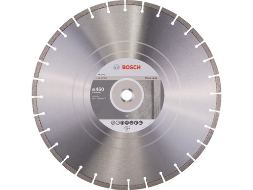 [90246372 1338422] Bosch Professional Diamanttrennscheibe Standard for Concrete, 450 x 3.6 x 10 mm
