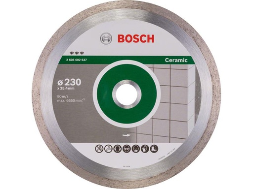 [90246399 1338429] Bosch Professional Diamanttrennscheibe Best for Ceramic, 230 x 2.4 x 10 mm