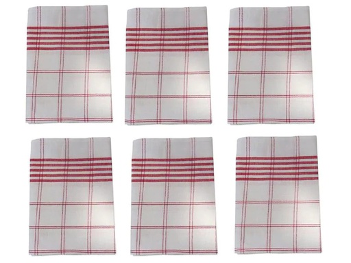 [90246435 1404530] Haushaltsware Geschirrtuch Rot