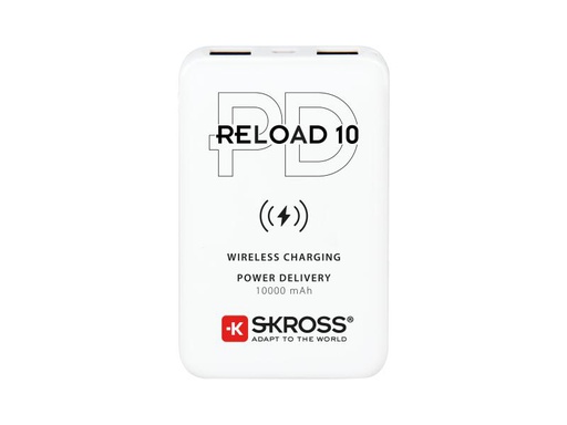 [90042830 1026278] SKROSS Powerbank RELOAD 10 PD Qi 10000 mAh