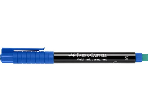 [90246634 1403100] Faber-Castell Permanent-Marker Multimark M, Blau