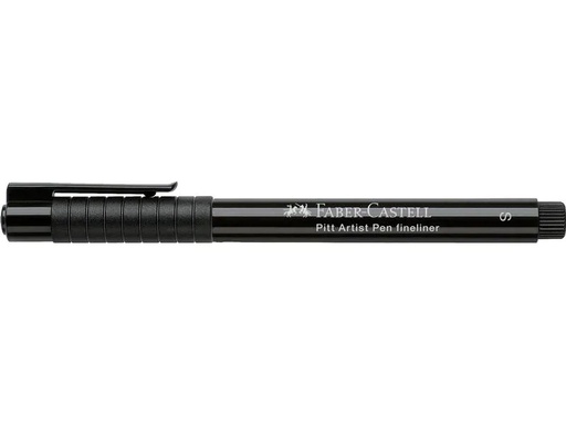 [90246648 1403105] Faber-Castell Fineliner Tuschestift Artist Pen S 0.3 mm, Schwarz
