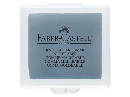 [90246656 1403086] Faber-Castell Knetgummi  49 x 49 x 14 mm, Grau