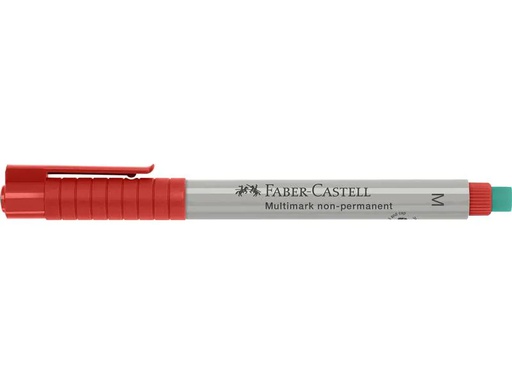 [90246723 1403091] Faber-Castell Folienmarker Multimark 10 Stück, M, Rot