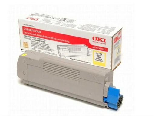 [90042906 34082] OKI Toner 43324421 Yellow