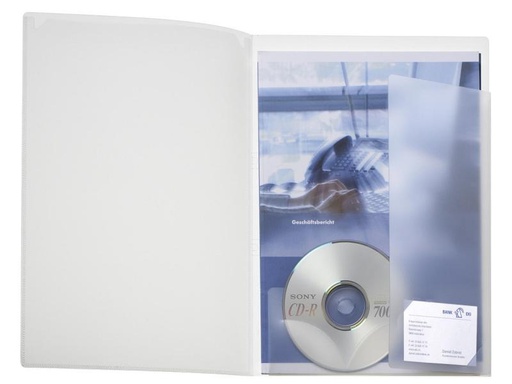 [90246870 830563] Kolma Einlagemappe Vario A4 KolmaFlex L Transparent