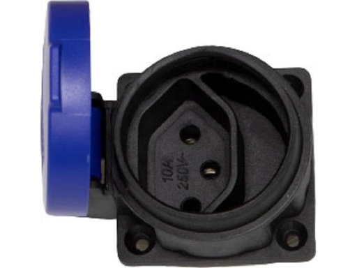 [90246889 1401468] Brennenstuhl Einbausteckdose T13 IP55 Blau / Schwarz
