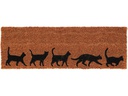 Esschert Design Fussmatte Katzen 25.4 cm x 75.7 cm