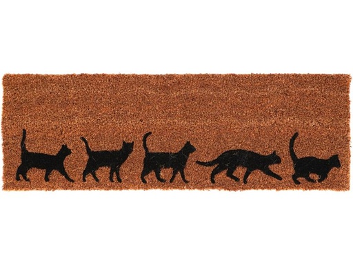 [90246901 1422384] Esschert Design Fussmatte Katzen 25.4 cm x 75.7 cm