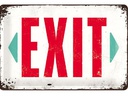 Nostalgic Art Schild Exit 20 x 30 cm, Metall