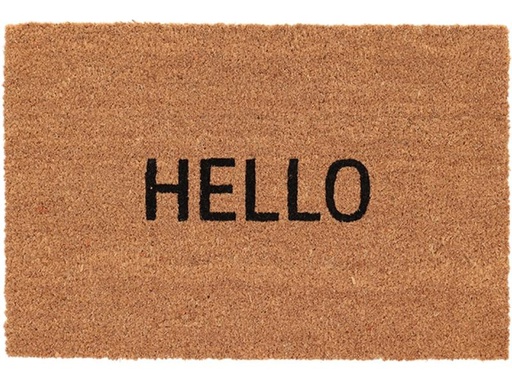 [90246933 1422380] Esschert Design Fussmatte «Hello» 40 cm x 60 cm