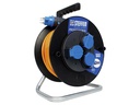 STEFFEN Kabelrolle Professional 30 m 3x T13, IP55, Schwarz