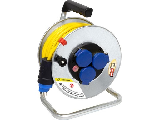 [90246953 1401529] Brennenstuhl Baustellen-Kabelrolle BAT SK 240 25 m 3x T13