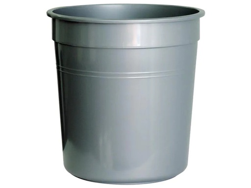 [90246982 1392230] Hansa Papierkorb 28 l, Silbergrau