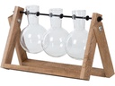 Esschert Design Stecklingsvase L 25.5 cm, Braun/Transparent