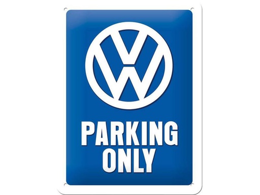 [90247012 1425565] Nostalgic Art Schild VW Parking Only 15 x 20 cm, Metall