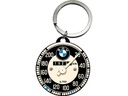 Nostalgic Art Schlüsselanhänger BMW Ø 4 cm, Schwarz/Weiss