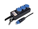 STEFFEN Industrie-Steckerleiste Professional 3x T13 IP55, 3 m