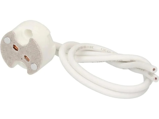 [90247200 1417783] Max Hauri Halogenfassung G4/G5.3/G6.35 / PTFE Länge: 140 mm