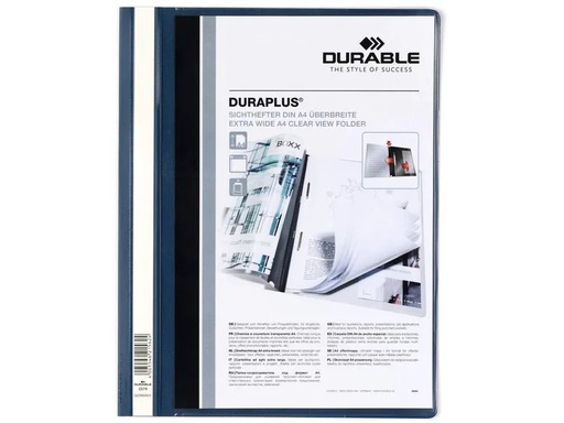[90247230 1401707] DURABLE Schnellhefter Duraplus Dunkelblau, 1 Stück