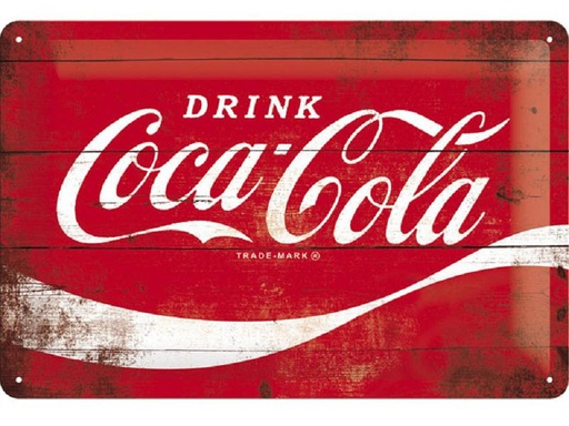 [90247236 1425522] Nostalgic Art Schild Coca-Cola 20 x 30 cm, Metall