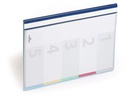 DURABLE Schnellhefter Divisoflex Blau