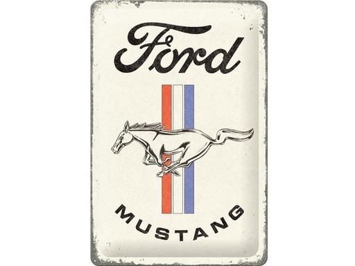 [90247329 1425537] Nostalgic Art Schild Ford Mustang 20 x 30 cm, Metall