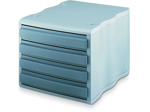 [90247340 1392254] Styro Schubladenbox Styrowave 4 Schubladen, Grau