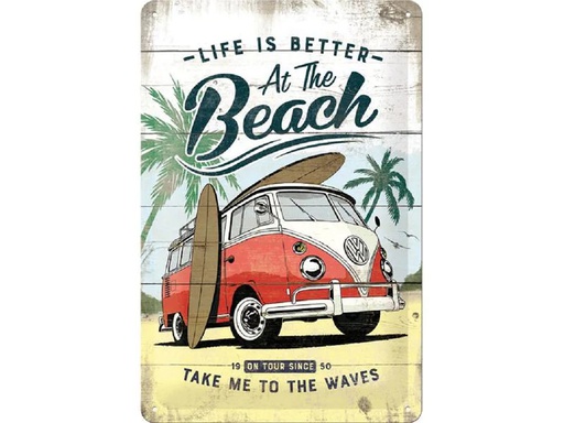 [90247396 1425530] Nostalgic Art Schild VW Bulli 20 x 30 cm, Metall