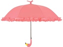 Esschert Design Schirm Flamingo Rosa
