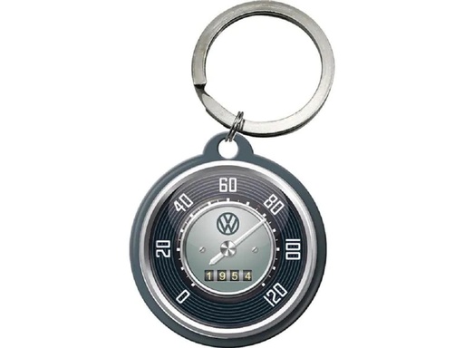 [90247420 1425478] Nostalgic Art Schlüsselanhänger VW Ø 4 cm, Schwarz/Grau