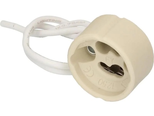 [90247425 1417782] Max Hauri Lampenfassung GU10/GZ10/PTFE Länge: 150 mm