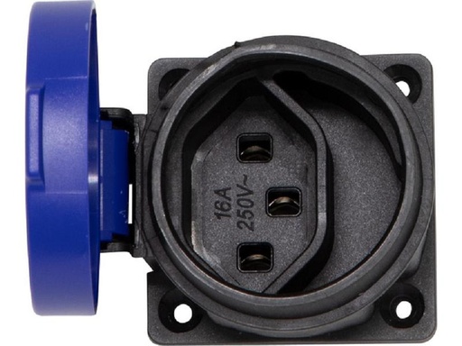 [90247439 1401469] Brennenstuhl Einbausteckdose T23 IP55 Blau / Schwarz