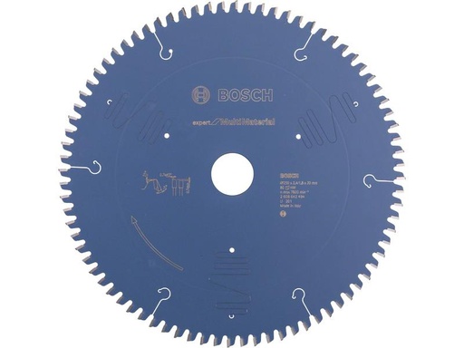 [90247457 1338649] Bosch Professional Kreissägeblatt Expert for Wood, 250 x 30 x 2.4 mm, Z 80