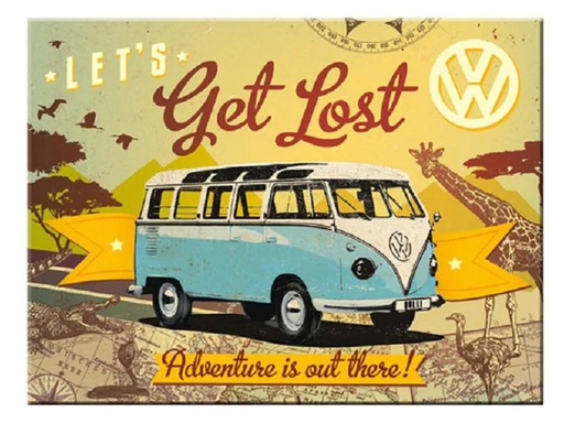 [90247484 1425545] Nostalgic Art Haftmagnet VW Bulli 1 Stück, Mehrfarbig