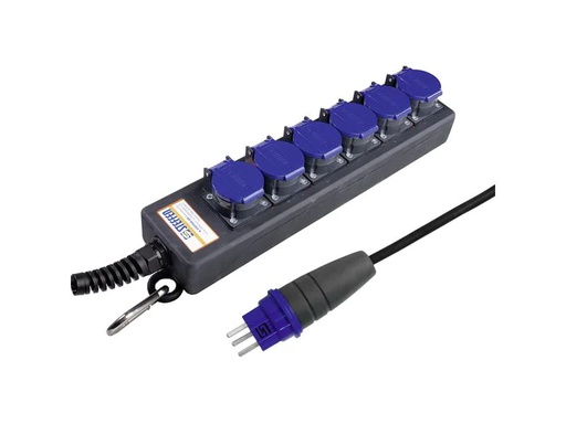 [90247486 1419916] STEFFEN Industrie-Steckerleiste Professional 6x T23 IP55, 5 m