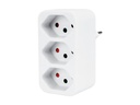 STEFFEN Mehrfachadapter 3x T13, Weiss