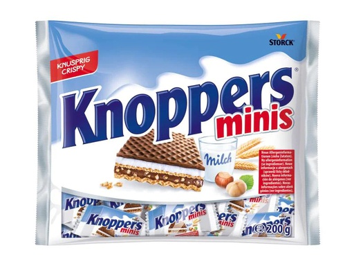 [90004294 993096] Storck Snack Knoppers Minis 200 g