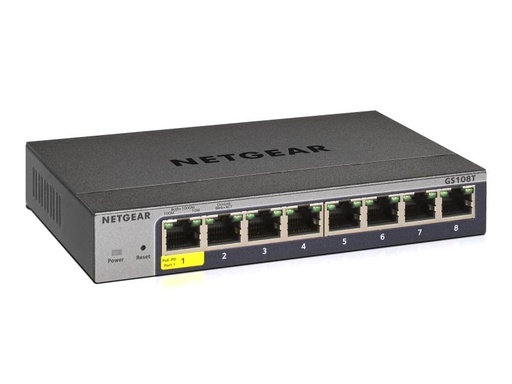 [90043156 991625] Netgear Switch GS108Tv3 8 Port