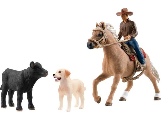 [90247718 1355798] Schleich Spielfigurenset Farm World Westernreiten