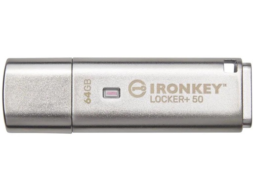 [90247720 1416433] Kingston USB-Stick IronKey Locker+ 50 64 GB