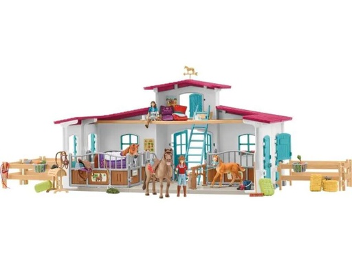 [90247752 1355790] Schleich Spielfigurenset Horse Club Reiterhof