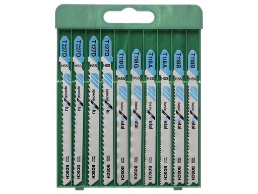 [90247807 1338848] Bosch Stichsägeblätter-Set Metall, 10-teilig