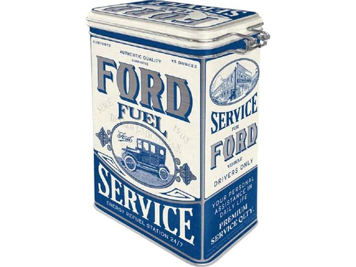 [90247856 1425497] Nostalgic Art Vorratsdose Ford 1.3 l, Blau/Silber/Weiss