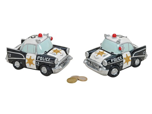 [90247861 1340295] G. Wurm Spardose Polizeiwagen 10 x 17 x 9 cm