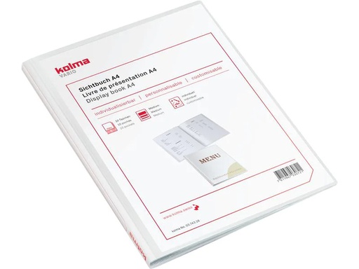 [90247913 1402254] Kolma Sichtbuch Vario A4 mit 10 Taschen