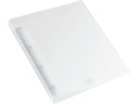 Kolma Ringbuch Easy Ø 3 cm, Transparent/Weiss