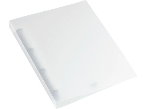 [90247917 1402241] Kolma Ringbuch Easy Ø 3 cm, Transparent/Weiss