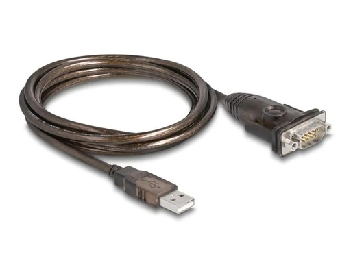[90247934 1424253] Delock Serial-Adapter 62645 USB Typ-A  zu RS-232 mit Muttern