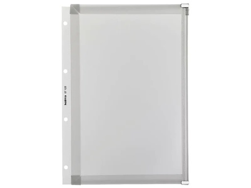 [90248037 1402331] Kolma Zeigetasche A5 mit Zipverschluss Transparent